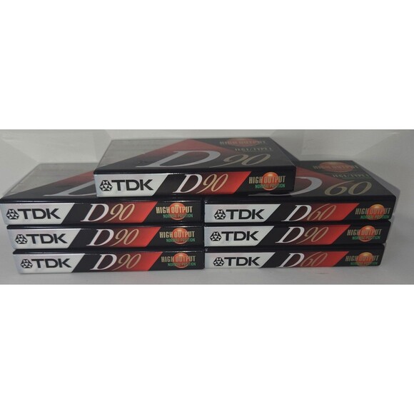 Cassette Tape Lot of 10 Sealed 7 TDK D60 High Output 3 Maxell High Bias XLII - Picture 9 of 13